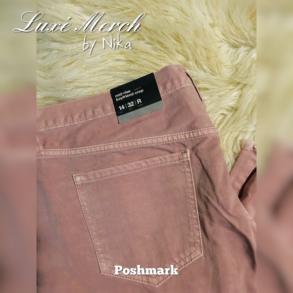 Mossimo Denim Crop Boyfriend cut jeans - Size 14/32R - Picture 2 of 5